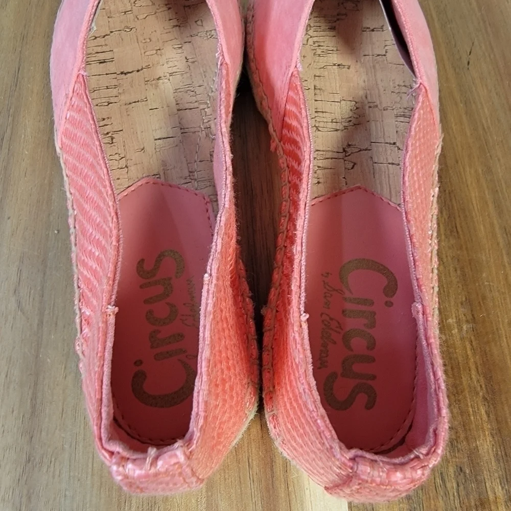 Circus by Sam Edelman Laila Pink Espadrilles Flats Size 6